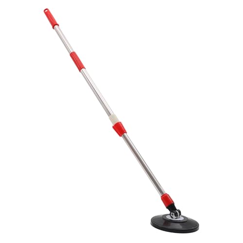 VICASKY Edelstahl Mop Ersatzstiel Rotierend Drehbar Leichtgewichtig Einfach zu Montieren Mop Zubehör Kompatibel mit Wischmopp Griff für Bodenreinigung von VICASKY