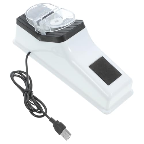 VICASKY Elektrischer Messerschärfer Haushaltsgerät für Verschiedene Klingen mit Schutzabdeckung und USB Einfach zu Bedienen Schnell und Effizient im Schärfen für Zufällige Zufällige Farbe von VICASKY
