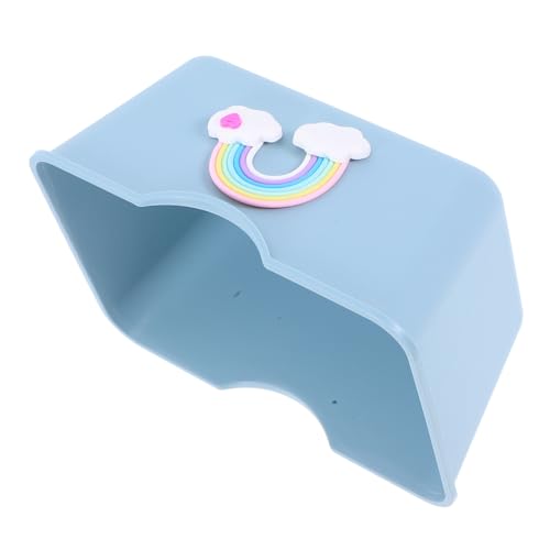 VICASKY Elevierte Hamster Toilette mit Süßem Badewannen Design aus Robustem Abs Leicht zu Reinigen als Hamster Sandbad Versteck und Kleines Tierklosystem VICASKY Elevierte Hamster Toilette mit Süßem Badewannen Design aus Robustem Abs Leicht zu Reinigen als Hamster Sandbad Versteck und Kleines Tierklosystem von VICASKY