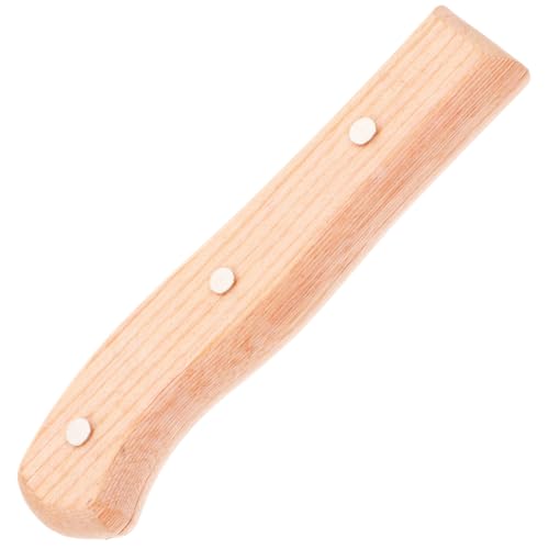 VICASKY Ergonomischer Holzgriff für Küchenschneider Rutschfester Ersatzgriff mit Komfortablem Langlebigem Design Installieren für Chef Cutter und Küchenhäcksler von VICASKY