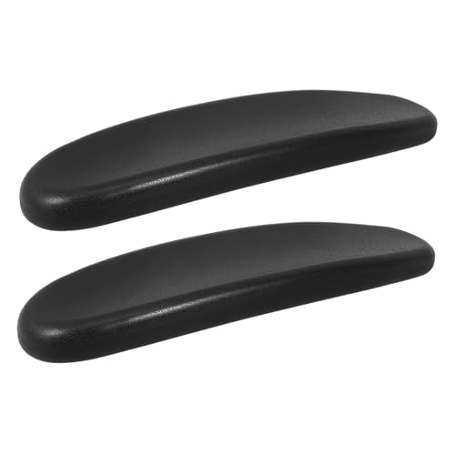 VICASKY Ersatz Armlehnenpolster Teilig PU Armpolster für Bürostuhl Ergonomisch Komfortabel Langlebig Geeignet für Drehstuhl und Gaming Stuhl von VICASKY
