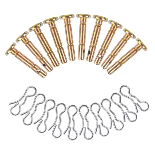 VICASKY Ersatz Shear Pins und Cotter Pins aus Rostfreiem Edelstahl für Schneefräsen Verschleißfest Langlebig Leicht und Einfach zu Montieren für Wintervorbereitung von VICASKY