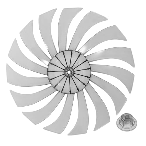 VICASKY Ersatzventilatorblätter für Tischventilatoren Transparent Schwarz Leise und Langlebig für Defekte oder Abgenutzte Ventilatorblätter Installieren Reinigen VICASKY Ersatzventilatorblätter für Tischventilatoren Transparent Schwarz Leise und Langlebig für Defekte oder Abgenutzte Ventilatorblätter Installieren Reinigen von VICASKY