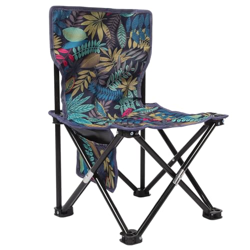VICASKY Faltbarer Campingstuhl Leicht Kompakt Tragbar Klappstuhl mit Rückenlehne für Angeln Garten Reisen Outdoor Nutzung von VICASKY