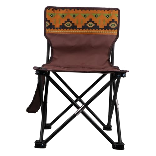 VICASKY Faltbarer Campingstuhl für Outdoor Aktivitäten Ergonomisches Design Atmungsaktives Oxford Stabiler Stahlrahmen zum Angeln Skizzieren oder Am Strand Entspannen von VICASKY