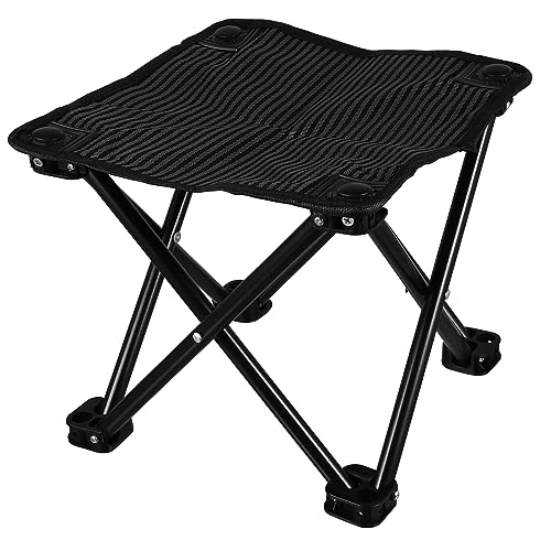 VICASKY Faltbarer Campingstuhl für Outdoor Aktivitäten Ultraleichter Anglerstuhl und Oxford mit Verstärktem Rücken für Angeln Reisen und Strand von VICASKY