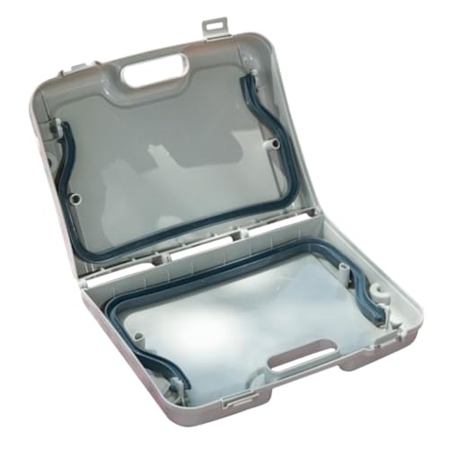 VICASKY Faltbarer Campingtisch Kunststoff Leicht Tragbar Klapptisch Outdoor Picknick Grilltisch für Camping Wandern BBQ und Freizeitaktivitäten in Hellgrau von VICASKY