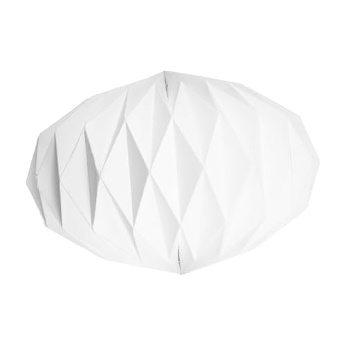 VICASKY Faltbarer Geometrischer Papier Lampenschirm Einfacher Stil DIY Lampenschirm für Pendelleuchte Weiße Faltbare Abdeckung Vielseitige Dekoration für Wohnzimmer Hochzeit Party und VICASKY Faltbarer Geometrischer Papier Lampenschirm Einfacher Stil DIY Lampenschirm für Pendelleuchte Weiße Faltbare Abdeckung Vielseitige Dekoration für Wohnzimmer Hochzeit Party und von VICASKY