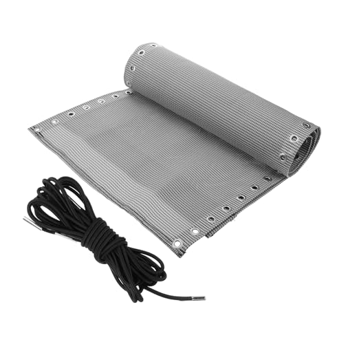 VICASKY Faltbarer Liegestuhl Ersatzstoff mit Verstärkten Gurten Atmungsaktiv Schnell Trocknend Strapazierfähig Ersatzbezug für Strand und Gartenstühle für Camping und Balkon in Weiß von VICASKY