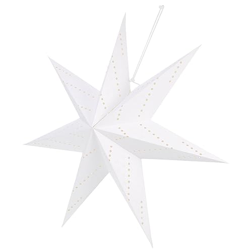 VICASKY Faltbarer Papier Lampenschirm im Stern Design für Pendelleuchten für Weihnachtsdekoration Hochzeiten und Festliche Anlässe Hochwertiger Langlebiger Lampenschirm aus Leichtem VICASKY Faltbarer Papier Lampenschirm im Stern Design für Pendelleuchten für Weihnachtsdekoration Hochzeiten und Festliche Anlässe Hochwertiger Langlebiger Lampenschirm aus Leichtem von VICASKY