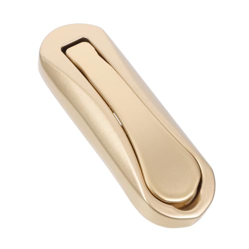 VICASKY Faltbarer Unsichtbarer Wandhaken aus Aluminium Platzsparend Faltbar Robust Belastbar für Mantel Handtuch Tasche für Eingangsbereich und Badezimmer in Goldfarben von VICASKY