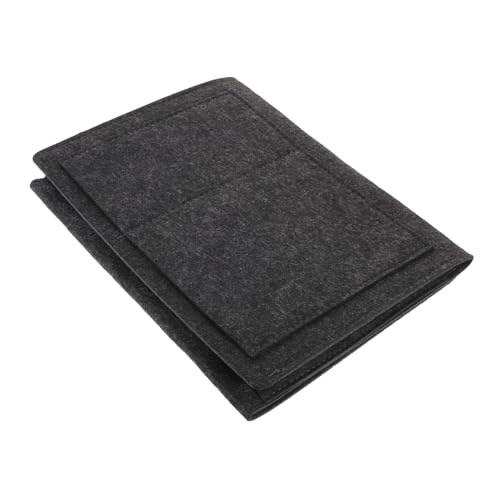 VICASKY Filz Bett Organizer Hängende Aufbewahrungstasche Großes Fassungsvermögen Praktisch Robust für Snacks Kosmetik und Haushalt Zubehör Schlafzimmer Büro von VICASKY