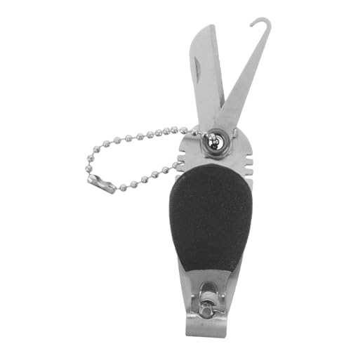 VICASKY Fliegenfischen Schnurschneider Schere Fliegenzange Mini Zange Angeln Gehärtete Angelzange Angelschnurschneider Präzisions Angelschere Kleine Angelschere Angelwerkzeug Silber von VICASKY