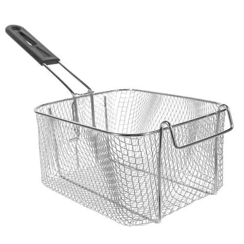 VICASKY Frittierkorb mit Ergonomischem Griff Kompakter Frittierkorb für Pommes Hühnchen und Snacks Hitzebeständig für Gewerbliche und Private Küchen VICASKY Frittierkorb mit Ergonomischem Griff Kompakter Frittierkorb für Pommes Hühnchen und Snacks Hitzebeständig für Gewerbliche und Private Küchen von VICASKY