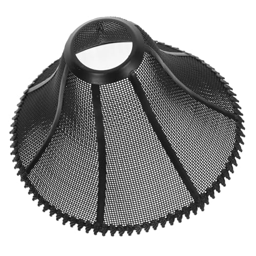 VICASKY Geometrischer Lampenschirm aus Metall mit Hohlem Drahtdesign Dekorativer Metall lampenschirm Einfacher Ersatz für Pendelleuchte Vintage stil Schwarz Vielseitig für Wohnzimmer und von VICASKY