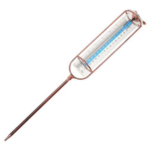 VICASKY Glas regenmesser Ersatzröhrchen mit Dichtungsring Präzises Messrohr für Garten Außenbereich Stabiles Langlebiges Niederschlagsmessgerät für und Terrasse von VICASKY