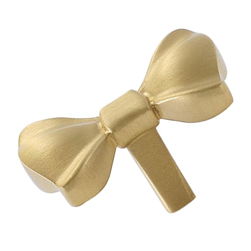 VICASKY Goldene Messing Schrankknöpfe in Schleifenform Robuste Kindersichere Möbelgriffe für Kommode Modernes Design Kratzfest Einfach zu Greifen Dekorative Schubladengleiter für VICASKY Goldene Messing Schrankknöpfe in Schleifenform Robuste Kindersichere Möbelgriffe für Kommode Modernes Design Kratzfest Einfach zu Greifen Dekorative Schubladengleiter für von VICASKY