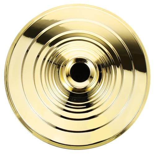 VICASKY Goldener Kunststoff Fahnenmast Bodenständer Langlebiger Flaggenstock Halter für Garten Büro Geeignet für Mastdurchmesser Stabiler Fahnenhalter für Innen und Außen von VICASKY