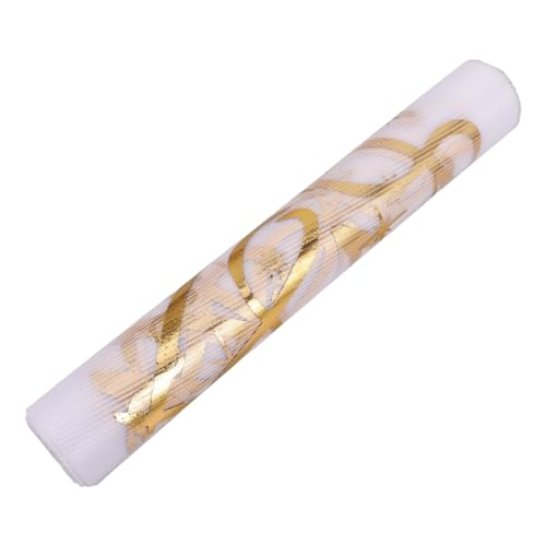 VICASKY Goldener Tischläufer aus Mesh für Festliche Anlässe Robustes und Langlebiges Design für Geburtstagsfeiern Hochzeiten und Jubiläen Tischdeko von VICASKY