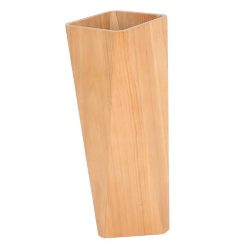 VICASKY Großer Holz Schirmständer mit Hoher Kapazität Robustes Design für Eingangsbereich Kompakte Aufbewahrung Mehrerer Regenschirme Stilvolle und Langlebige Lösung für Zuhause und Hotel von VICASKY