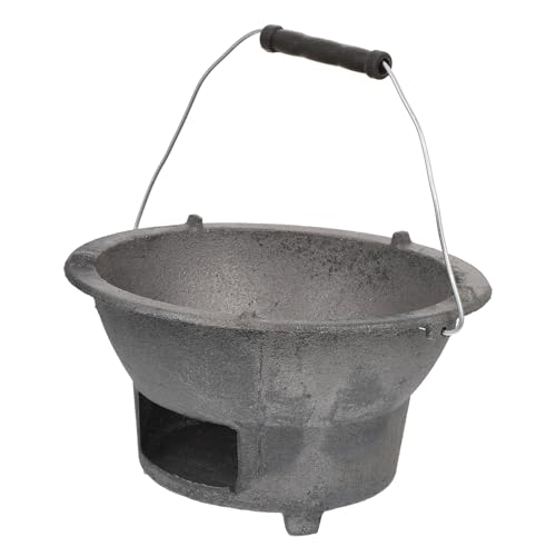 VICASKY Gusseisen Holzkohlegrill für Außenbereich Tragbarer Bbq Grillofen mit Hoher und Wärmebeständigkeit für Camping und Grillen im Freien VICASKY Gusseisen Holzkohlegrill für Außenbereich Tragbarer Bbq Grillofen mit Hoher und Wärmebeständigkeit für Camping und Grillen im Freien von VICASKY