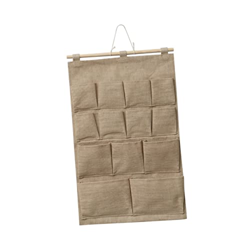 VICASKY Hängetasche für Tür Stoff Aufbewahrungstasche 13 Taschen Hängeorganizer Wandbehang für Kleinigkeiten für Zuhause von VICASKY