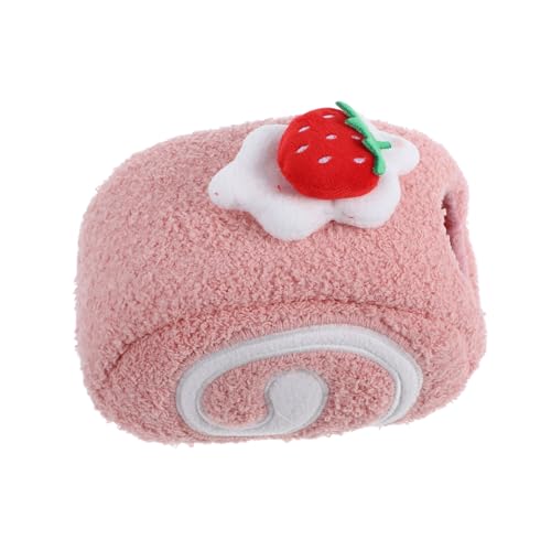 VICASKY Hamster Winterbett Aus Baumwolle Niedliches Schweizer Rollendesign Abnehmbar Und Leicht Zu Reinigen Für Kleine Haustiere Wie Hamster Und Kaninchen von VICASKY