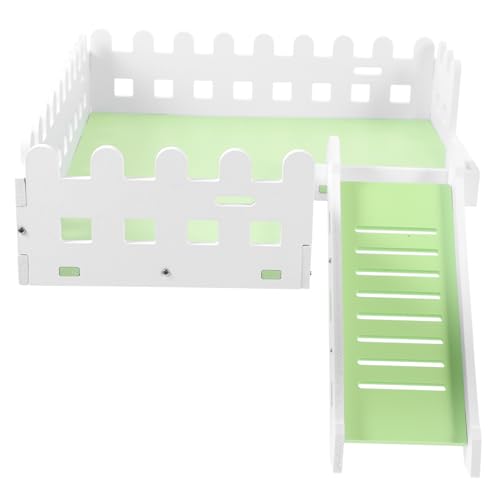 VICASKY Hamster Spielplattform mit Leiter Kleintier Plattform für Hamster Meerschweinchen und Andere Kleine Haustiere Klettern und Ausruhen Leicht zu Reinigen und Vielseitig Einsetzbar von VICASKY