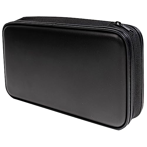 VICASKY Hard Shell CD Organizer für Praktische Aufbewahrungstasche für Zuhause Auto und Reisen Robustes Reißfestes Material Stilvolles Design für Musikliebhaber Gamer und Djs von VICASKY