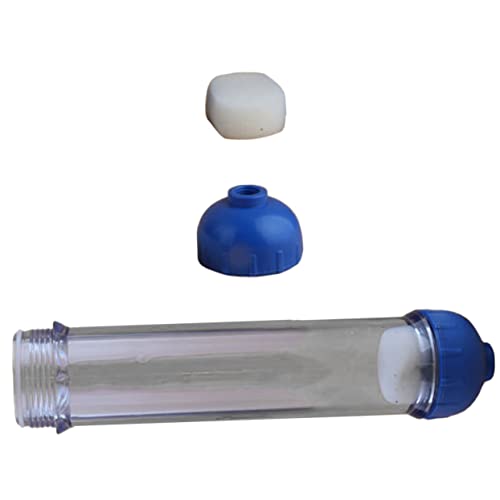VICASKY Haushalts Wasserfilter Flasche Transparentes Filtergehäuse für DIY Filtration Lebensmittelechtes Material Effiziente Partikelsperre für Zuhause und Garten von VICASKY