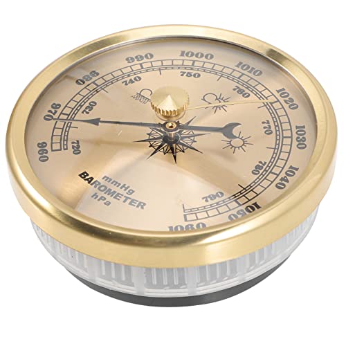 VICASKY Aneroidbarometer Zur Wandmontage Multifunktionsbarometer Mit Temperaturanzeige Für Heimgebrauch Einstellbares Barometer-thermometer-hygrometer Aus Hochwertigem Metall Und Kunststof VICASKY Aneroidbarometer Zur Wandmontage Multifunktionsbarometer Mit Temperaturanzeige Für Heimgebrauch Einstellbares Barometer-thermometer-hygrometer Aus Hochwertigem Metall Und Kunststof von VICASKY