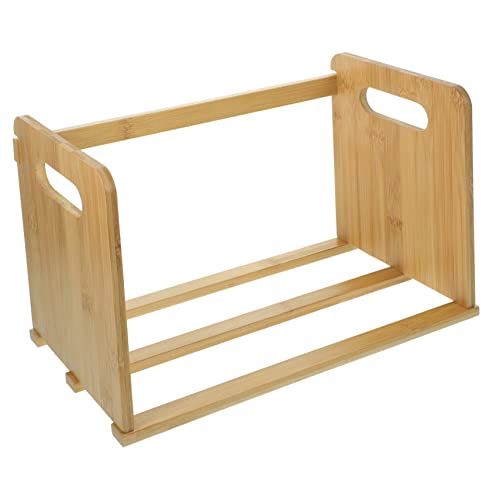 VICASKY Holz-Desktop-bücherregal Multifunktionales Schallplatten-Display-Rack Cd-Speicher-Organizer Für Schreibtisch-aufbewahrung Von Büchern Und Dokumenten VICASKY Holz-Desktop-bücherregal Multifunktionales Schallplatten-Display-Rack Cd-Speicher-Organizer Für Schreibtisch-aufbewahrung Von Büchern Und Dokumenten von VICASKY