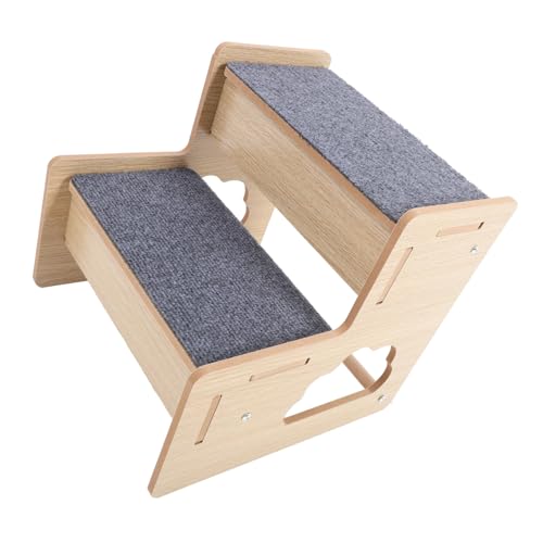 VICASKY Holz Haustiertreppe für Hunde Tragbare Stufige Hundetreppe Einfache Installation für Sofa Bett und Auto Langlebig und Leicht zu Reinigen VICASKY Holz Haustiertreppe für Hunde Tragbare Stufige Hundetreppe Einfache Installation für Sofa Bett und Auto Langlebig und Leicht zu Reinigen von VICASKY