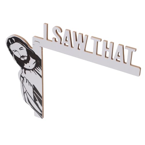 VICASKY Holz Türrahmen Jesus Schild Dekorativ Stilvoll für Kapelle Büro Türrahmenornament Fotorequisite Geschenkidee für Gemütliche Wohnraumgestaltung VICASKY Holz Türrahmen Jesus Schild Dekorativ Stilvoll für Kapelle Büro Türrahmenornament Fotorequisite Geschenkidee für Gemütliche Wohnraumgestaltung von VICASKY