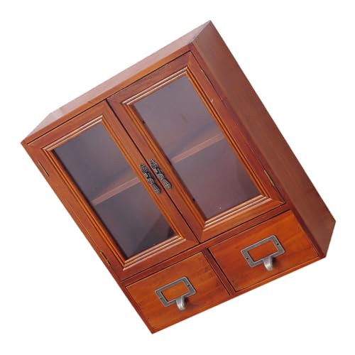 VICASKY Holz Vitrine mit Mehreren Stilvolles Aufbewahrungssystem für Schmuck und Praktischer Desktop Organizer für Büro und Zuhause Robuste Materialien VICASKY Holz Vitrine mit Mehreren Stilvolles Aufbewahrungssystem für Schmuck und Praktischer Desktop Organizer für Büro und Zuhause Robuste Materialien von VICASKY