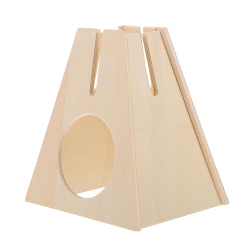 VICASKY Holz Wasserflaschenhalter für Kleine Tiere mit Gemütlichem Versteck Seitiger Trinkzugang Multifunktionaler Hamster Nest und Flaschenhalter Leicht zu Reinigen Speziell für Hamster VICASKY Holz Wasserflaschenhalter für Kleine Tiere mit Gemütlichem Versteck Seitiger Trinkzugang Multifunktionaler Hamster Nest und Flaschenhalter Leicht zu Reinigen Speziell für Hamster von VICASKY