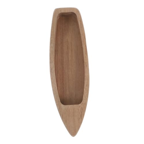 VICASKY Holzboot Modell Dekoration Unbehandeltes Holzboot Ornament für Schreibtisch Handgefertigte Bootsdekoration Anpassbar Leicht und Robust Geschenkidee für Bastelprojekte von VICASKY