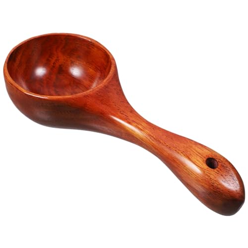 VICASKY Holzgriff Wasserschöpflöffel Großes Fassungsvermögen Multipurpose Wasserlöffel Küchenhelfer Für Haushalt Restaurant Garten Bad Spa von VICASKY