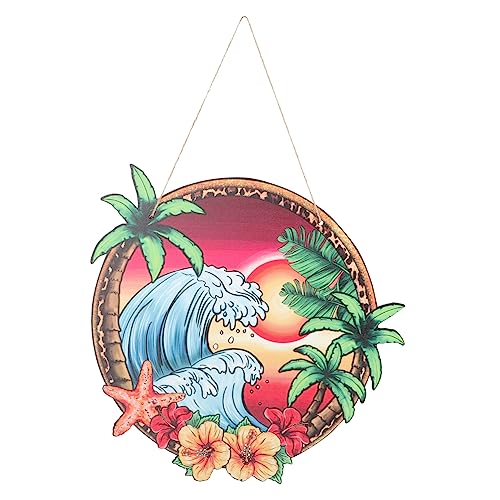 VICASKY Holzschild Sommer Willkommensschild Strand Holz Dekoration Für Haus Tür Wand Hängen Schild Sommerschilddekor Haustürdekor Sommerschild Hängedekoration VICASKY Holzschild Sommer Willkommensschild Strand Holz Dekoration Für Haus Tür Wand Hängen Schild Sommerschilddekor Haustürdekor Sommerschild Hängedekoration von VICASKY
