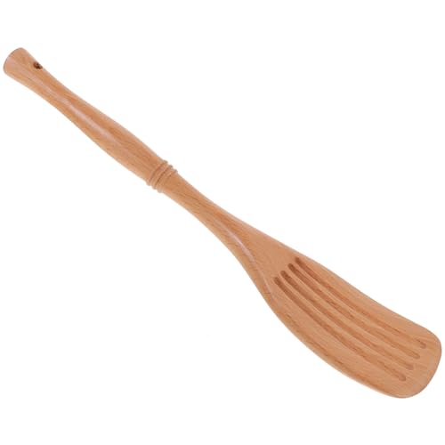 VICASKY Holzspatel zum Kochen Hitzebeständig Rutschfester Griff Kratzfreie Oberfläche Vielseitiger Küchenwender für Pfannen Braten und Hot Pot Langlebiges Holz Kochutensil VICASKY Holzspatel zum Kochen Hitzebeständig Rutschfester Griff Kratzfreie Oberfläche Vielseitiger Küchenwender für Pfannen Braten und Hot Pot Langlebiges Holz Kochutensil von VICASKY