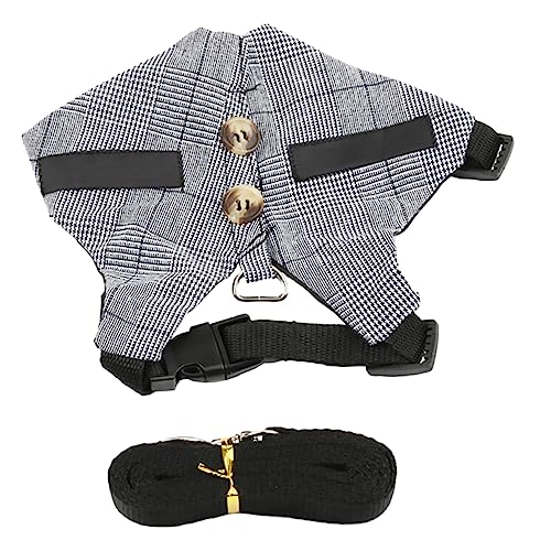 VICASKY Kaninchen Geschirr mit Leine Einstellbares Haustier Outfit für Kleine Tiere Atmungsaktiv und Langlebig für und Sicheres Tragen von VICASKY