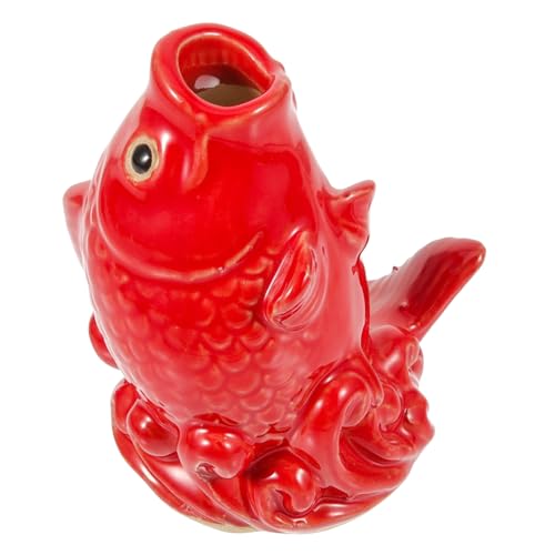 VICASKY Keramik-Karpfen-Statue Für Garten Dekorativer Springbrunnen-sprühkopf Karpfenfigur Für Teich Und Außenbereich Handgefertigte Garten-Dekoration Karpfen-Ornament Aus Keramik Für Land VICASKY Keramik-Karpfen-Statue Für Garten Dekorativer Springbrunnen-sprühkopf Karpfenfigur Für Teich Und Außenbereich Handgefertigte Garten-Dekoration Karpfen-Ornament Aus Keramik Für Land von VICASKY