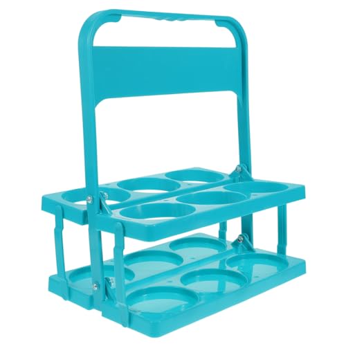 VICASKY Klappbarer Robuster Bierflaschenhalter aus Kunststoff Tragbarer Flaschenorganizer für Flaschen Kompakter Getränketräger mit Hoher Bruchfestigkeit für Bar und Partygebrauch VICASKY Klappbarer Robuster Bierflaschenhalter aus Kunststoff Tragbarer Flaschenorganizer für Flaschen Kompakter Getränketräger mit Hoher Bruchfestigkeit für Bar und Partygebrauch von VICASKY