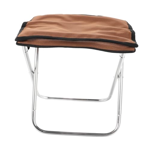 VICASKY Klappbarer Tragbarer Outdoor Hocker Faltbarer Campingstuhl Leichter Garten Sitz Kompakter Klapphocker für Picknick Grillen Wandern Robust und Platzsparend Braun VICASKY Klappbarer Tragbarer Outdoor Hocker Faltbarer Campingstuhl Leichter Garten Sitz Kompakter Klapphocker für Picknick Grillen Wandern Robust und Platzsparend Braun von VICASKY