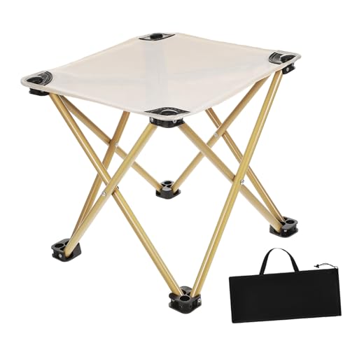 VICASKY Faltbarer Campingstuhl Robuster Tragbarer Klappstuhl Mit Großem Und Stabiler Für Outdoor-aktivitäten Wie Camping Angeln Und Praktischer Tragetasche von VICASKY