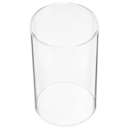 VICASKY Klarer Kerzenhalter Winddichter Kerzenzylinder Hochborosilikatglas für Hochzeiten und Wohnkultur DIY Lampenschirm für Kerzen Vielseitig Einsetzbar und Langlebig von VICASKY