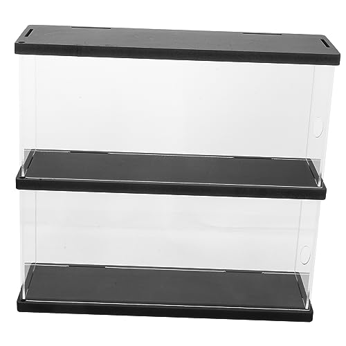 VICASKY Klarer Vitrinen Display für Action Figuren Lagige Aufbewahrungsbox aus für Sammlerstücke und Modelle Staubgeschützt und Große Kapazität VICASKY Klarer Vitrinen Display für Action Figuren Lagige Aufbewahrungsbox aus für Sammlerstücke und Modelle Staubgeschützt und Große Kapazität von VICASKY
