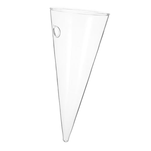 VICASKY Klarer Wandpflanzer aus Minimalistische Hängende Vase für Pflanzenstecklinge zur Dekoration Wohnzimmer Büro und Garten Kegelform Verarbeitet VICASKY Klarer Wandpflanzer aus Minimalistische Hängende Vase für Pflanzenstecklinge zur Dekoration Wohnzimmer Büro und Garten Kegelform Verarbeitet von VICASKY