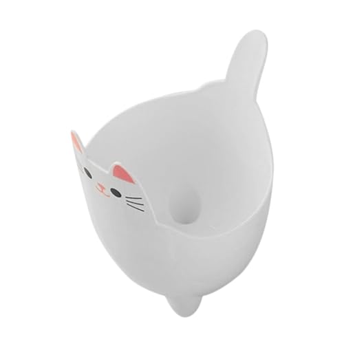 VICASKY Kleiner Desktop Mülleimer aus Kompakt und Leicht Niedlicher Katzen Design Abfalleimer für Büro und Haushalt zur Aufbewahrung von Kleinteilen und Papierabfällen von VICASKY