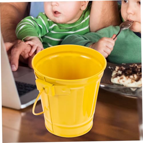 VICASKY Kleiner Desktop-mülleimer aus Metall mit Deckel und Griff Kompakter Tragbarer Abfalleimer für Auto Büro Küche Vielseitiger Schreibtisch-aufbewahrungseimer Platzsparend und von VICASKY